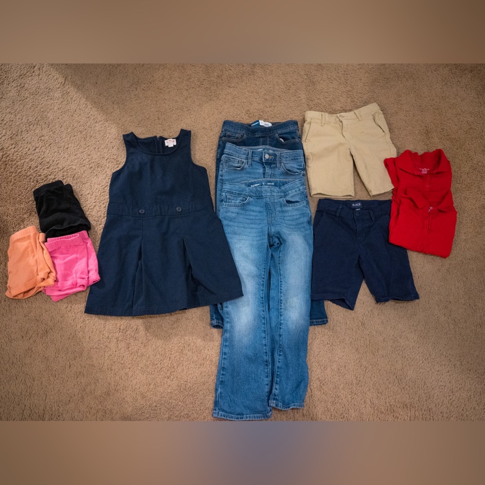 Back to School girls Uniform Bundle - sizes 6-8